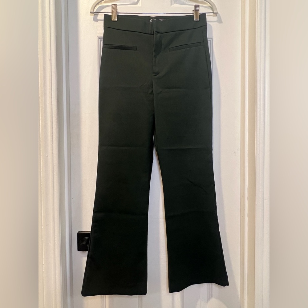 Zara Dark Green Ankle Pants